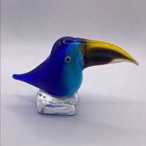 Murano Art Glass‎ Tocan Parrot Arte ICE-T vintage sticker